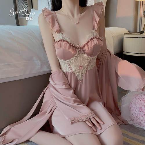 suit clothes home nightdress size plus pads chest with