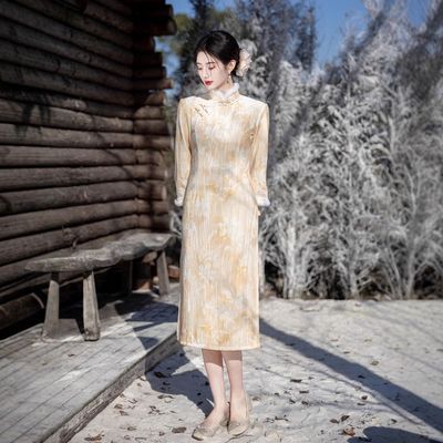 贝之韵2026秋冬气质高端古法旗袍