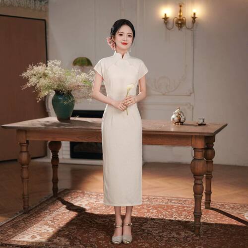 2026新款春款优雅高端苏州旗袍女