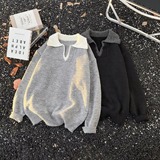 网图美式复古混纺羊毛衫毛衣男女针织衫MY32-特P48，男装针织衫/毛衣，星座1007（原301D）