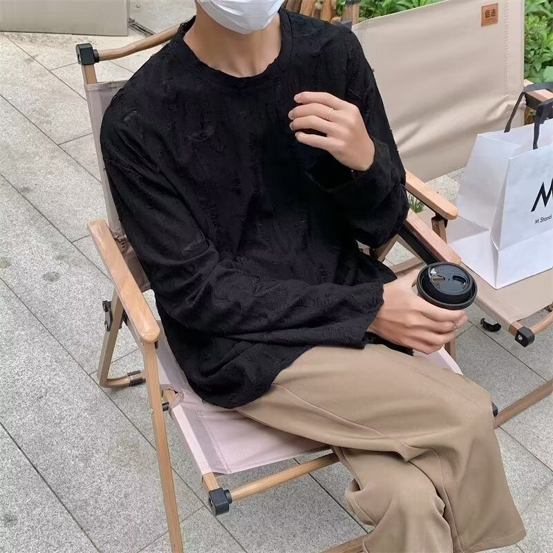 薄款秋季盐系外套宽松慵懒风学生长袖圆领上衣潮TX63-特P38,女装短外套,星座1007（原301D）