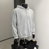 美式连帽撞色卫衣外套V8280-特P55，女装短外套，星座1007（原301D）