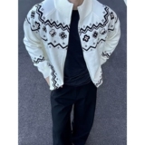 网图毛衣男拉链美式立领针织开衫YM190-特P62，男装针织衫/毛衣，星座1007（原301D）