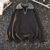 网图美式复古混纺羊毛衫毛衣男女针织衫MY32-特P48，男装针织衫/毛衣，星座1007（原301D）