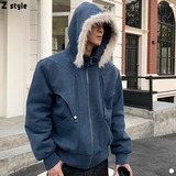 网图座山雕外套棉服男款冬季美式御寒保暖棉衣S5088-特P125，男装棉衣，星座1007（原301D）