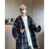 cleanfit格子连帽衬衫男美式复古长袖格纹衬衣外套C21SS-特P58，男装衬衫，星座1007（原301D）