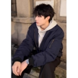 美式复古翻领飞行夹克男女秋冬cleanfit宽松百搭外套BP356-特P58，男装夹克，星座1007（原301D）