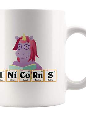 新款抖音ins网红趣味Unicorn独角兽陶瓷咖啡牛奶马克茶水杯礼物