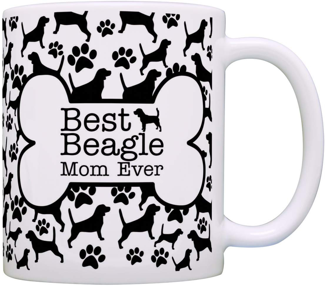 ins网红新款best beagle mom ever创意礼物牛奶茶水马克陶瓷杯