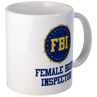 FBI 包邮 Female Inspector趣味幽默咖啡杯 马克杯茶杯 Body 2018