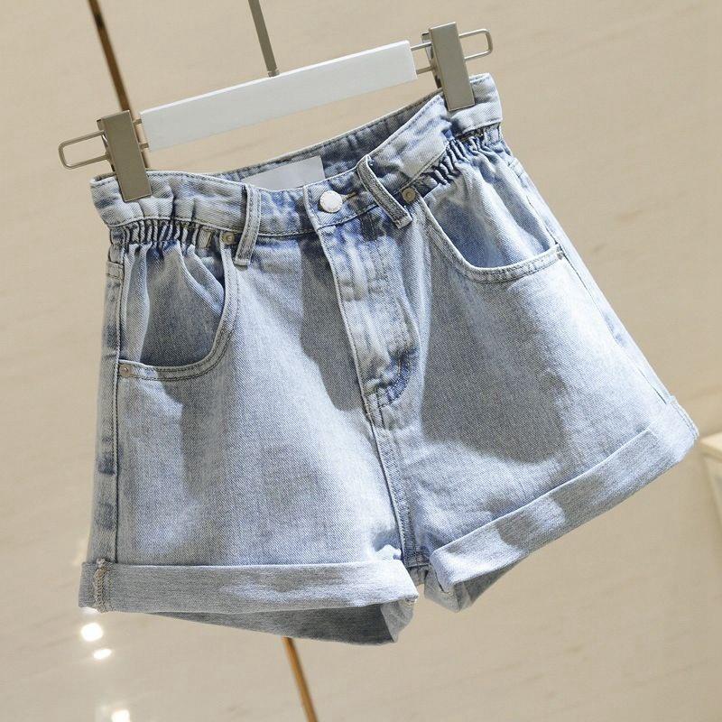 High-waisted denim shorts women Ladies summer Short Pants