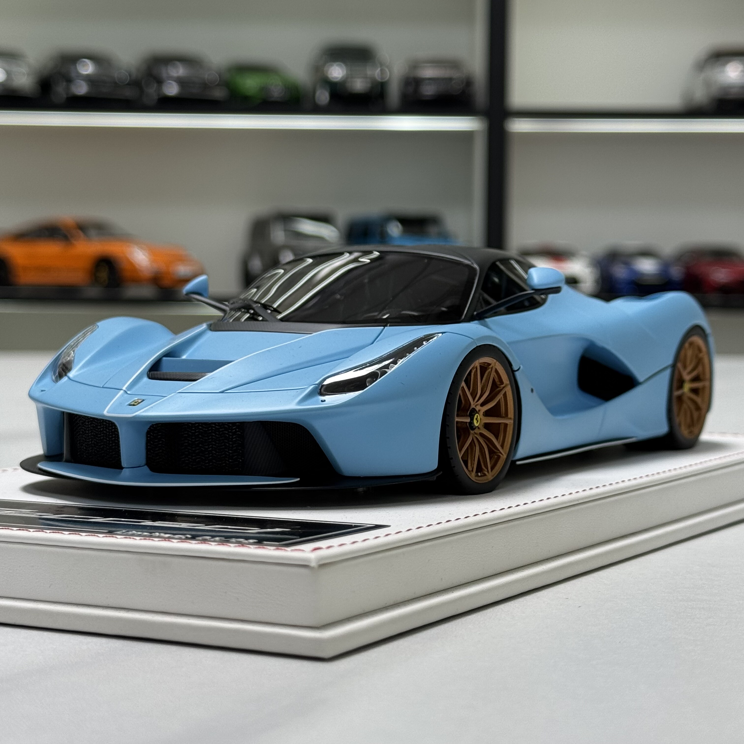 现货 MW Model 1:18 跃马LaFerrari 拉法 超跑 限量树脂汽车模型