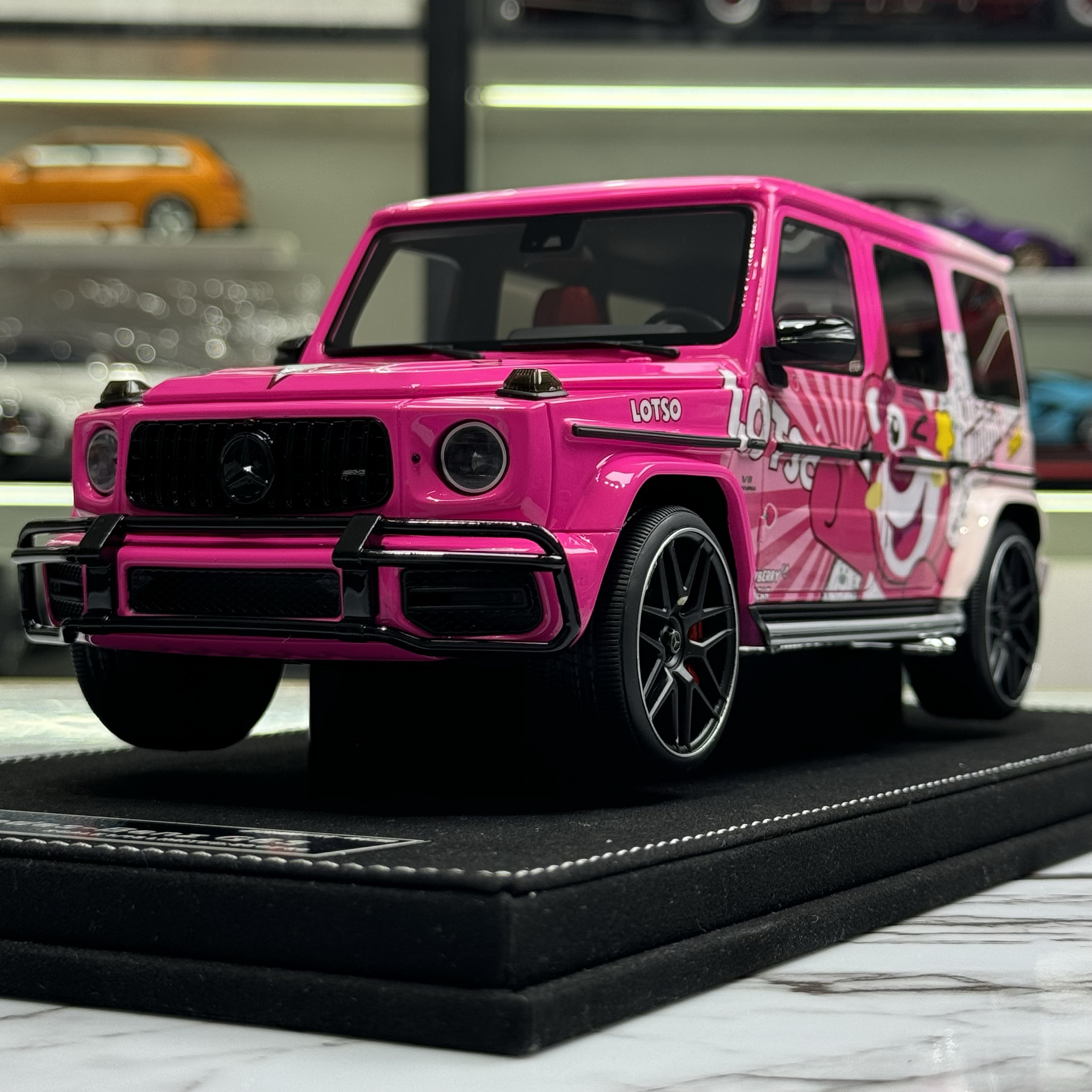Vehicle Art 奔驰大G G63 AMG限量版仿真树脂汽车模型摆件1 18