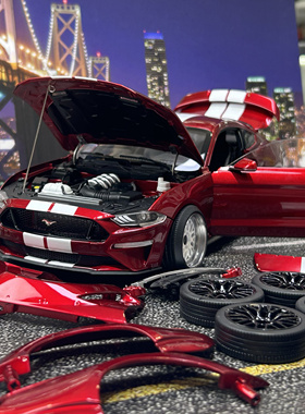 Diecast Master 1:18 福特 野马 Ford Mustang 2019 合金汽车模型