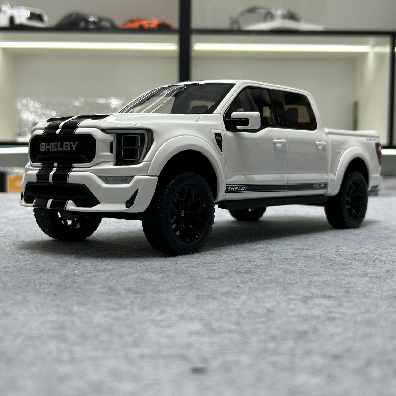 福特猛禽F150车模 谢尔比改装版 GTSPIRIT限量 1:18 仿真汽车模型