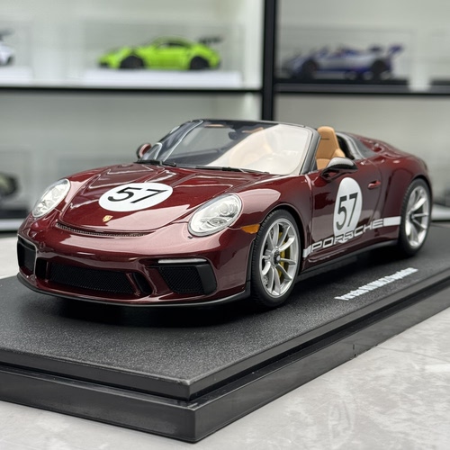 现货1:18 GT Spirit保时捷Porsche  911 Speedster敞篷2019车模