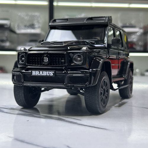AR 2023款奔驰G63 巴博斯800 4X4仿真合金金属汽车模型1 18限量版