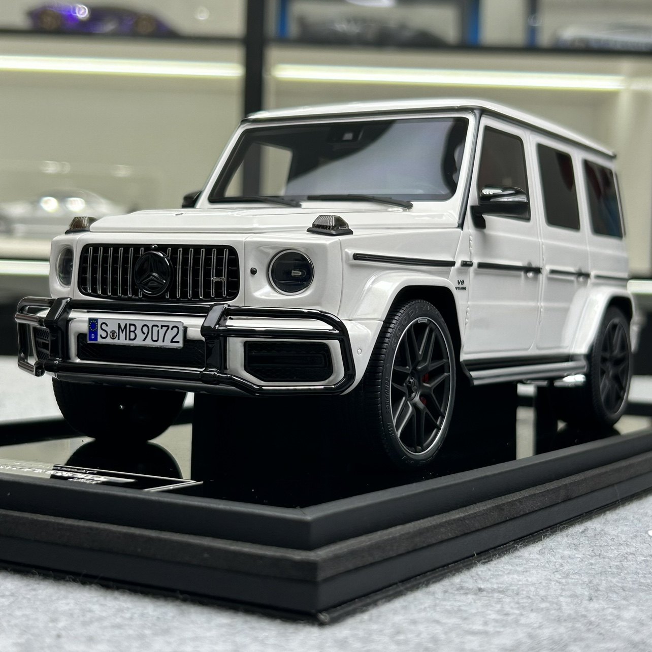 1:18 motorhelix梅赛德斯奔驰amg g63 suv越野树脂限量汽车模型