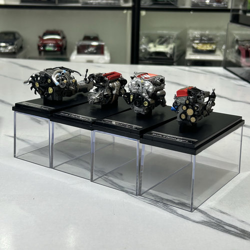 MH 2024 HEC展会限定版1/18 引擎成品模型R35/34/EK9/S2000发动机
