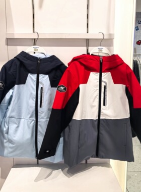 Skechers斯凯奇童25冬新中长款梭织外套羽绒服P425B043 P425G028