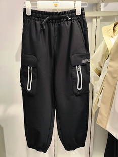 Skechers斯凯奇儿童2026新款男童裤运动户外束脚针织长裤P126B008