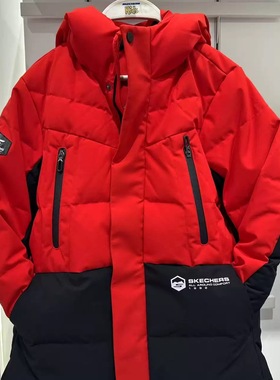 斯凯奇儿童25冬季新款滑雪系列男童运动休闲加厚羽绒服P425B027