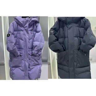 斯凯奇儿童25冬新滑雪系列长款 P425B034 鹅绒服保暖外套P425G032