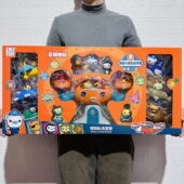 正版 海底小纵队章鱼堡皮医生巴克队长人仔探险海舰队儿童场景玩具