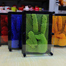 儿童玩具3D克隆手模立体魔法针脸印手膜抖音百变针画脸模特大三D