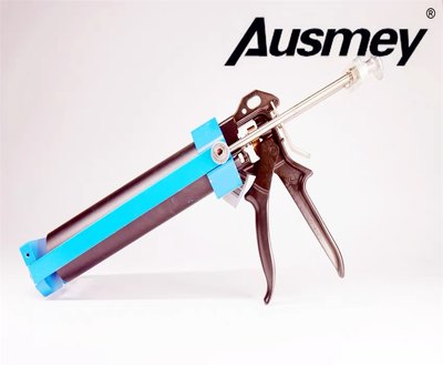 澳洲AUSMEY品牌双组份手动胶枪400ml分离腊肠胶混胶均匀省力手柄
