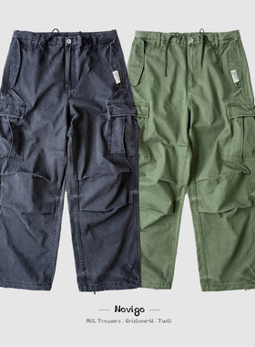 NOVIGO 25AW MILT TROUSERS 战术51型军裤 日本面料 通勤宽松版型