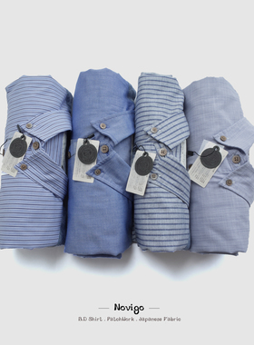 日本DAIICHI棉业供应!NOVIGO性能面料UNION版型 速干透气条纹衬衫