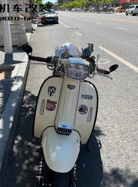 适用ROYAL ALLOY TG250 Sidecar前挡风玻璃RA侉子GP200护胸挡风板