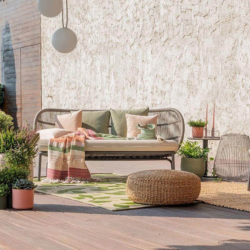 跨境北欧沙8户花外沙发院家具别墅露天园藤编沙发庭民宿阳台室外,住宅家具,户外沙发,淘宝优惠券,粉丝福利购,淘宝优惠卷