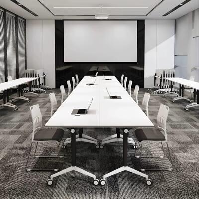 培训桌构椅组合移动公课桌PXZ-020长条桌育机拼接会议桌折叠教培