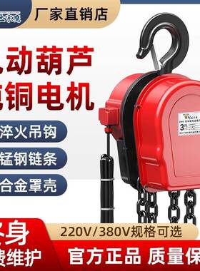 家用重2230v吊机环链电动葫芦80v倒FQY链1/2起3/5/10吨多功能/提