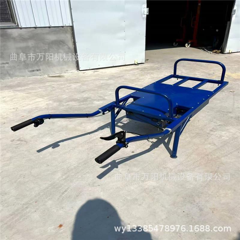 农用山载土路电动鸡公汽油助力货爬车坡区的独轮手推车