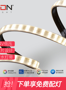 西顿照明低压24V 贴片灯带CEGB2835-50 LED软灯带 60珠 3528