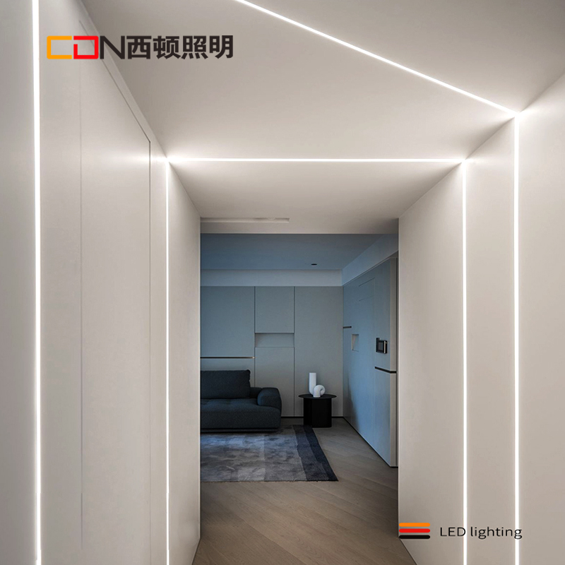 西顿照明led线条灯嵌入式明装无主灯走廊过道玄关线性灯线型灯带