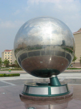 不锈钢雕塑景观空心球