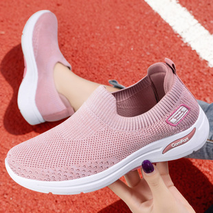 mesh shoes with Casual soft breathable large sole couple