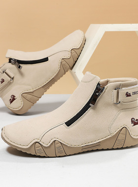 Handmade stitched women's flat casual shoes手工缝线女鞋平底