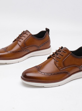 Blok Men's Business Leather Shoes布洛克男英伦休闲商务皮鞋