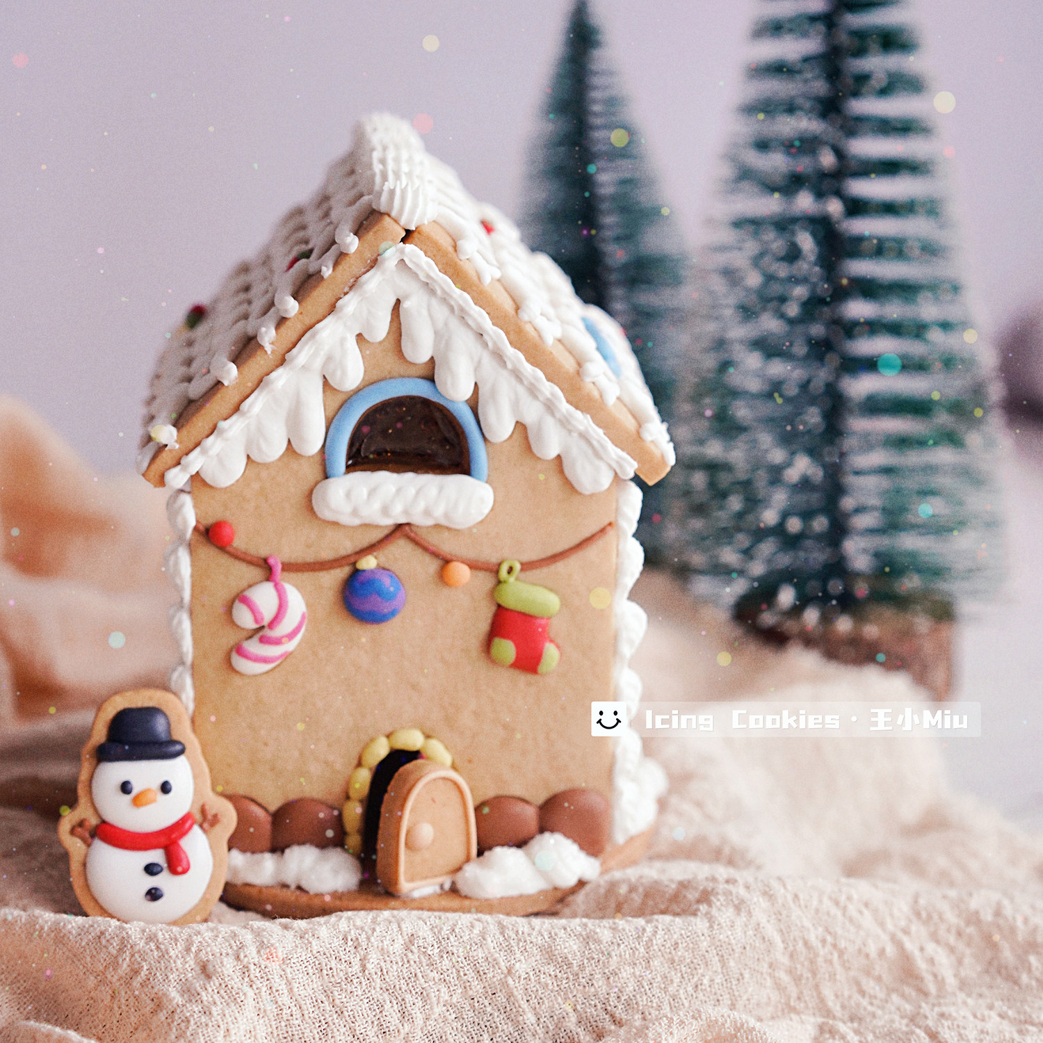 立体田园风圣诞姜饼屋饼干模具