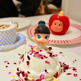 网红卡通芭蕾舞小女孩公主裙硅胶茉莉裙慕斯模具