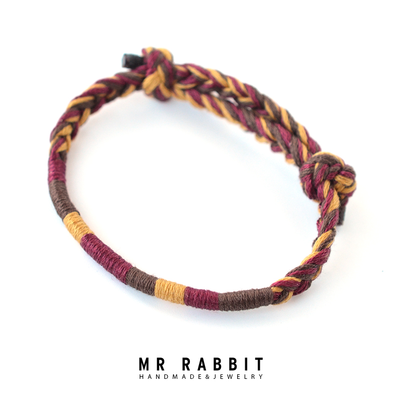 mrrabbit纯手工定制编织手绳