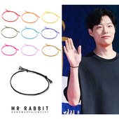 能量力量柳俊烈同款 RABBIT定制纯手工编织手绳2MM超细气质款