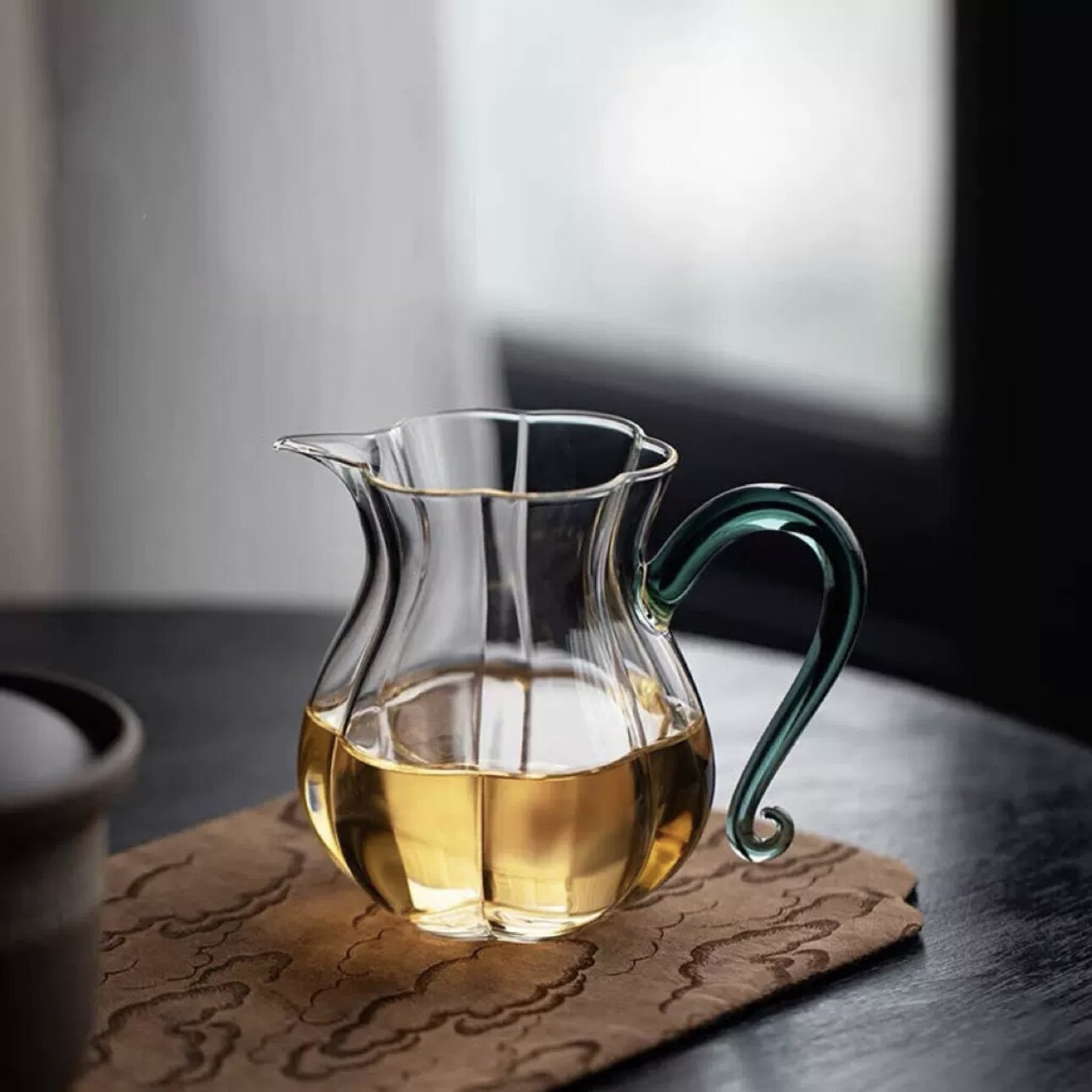 洛神高硼硅玻璃公道杯家用功夫茶公道杯