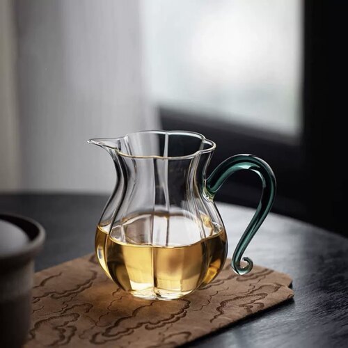洛神高硼硅玻璃公道杯家用功夫茶具公杯耐高温耐热匀杯茶海分茶器