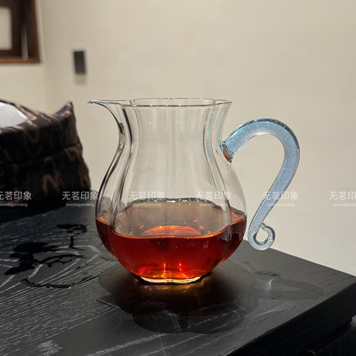 洛神高硼硅玻璃公道杯家用功夫茶具公杯耐高温耐热匀杯茶海分茶器